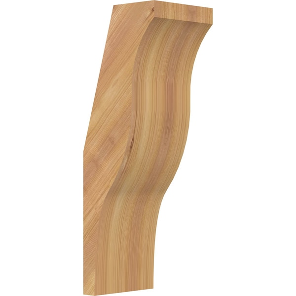 Ekena Millwork 5 1/2"W x 6"D x 18"H Funston Smooth Knee Brace, Western Red Cedar BRC06X06X18FST00SWR - main